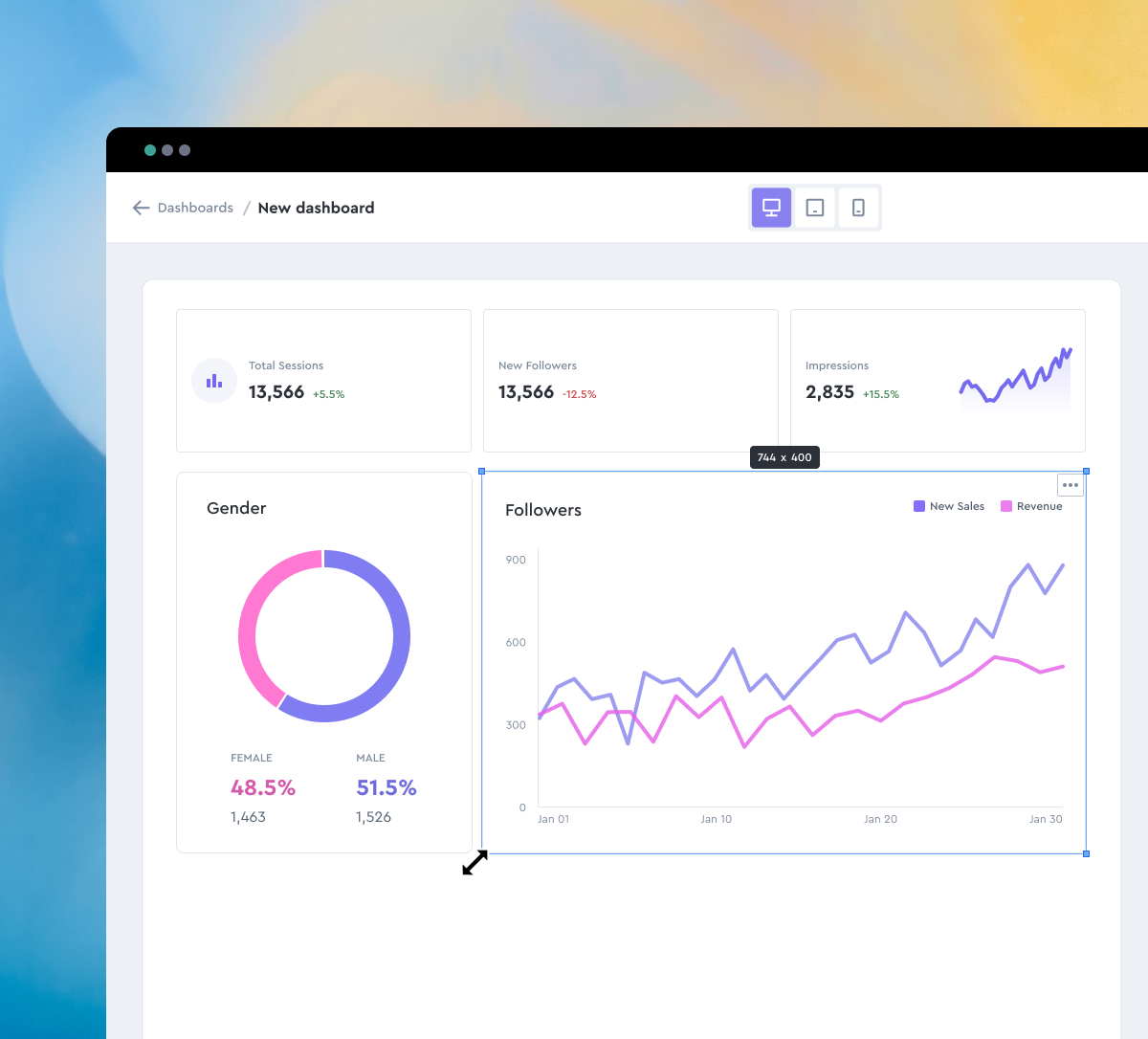Reporting.dev: SaaS dashboard builder