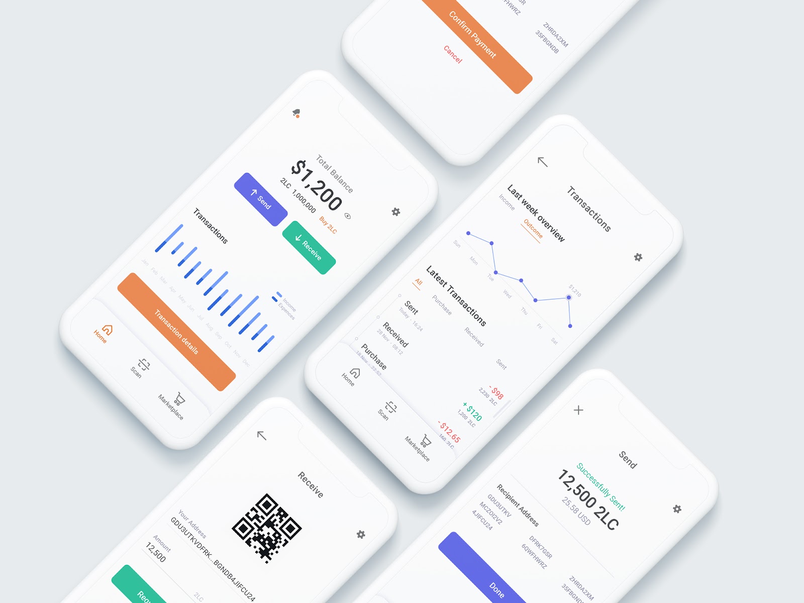2local app visual design mockup